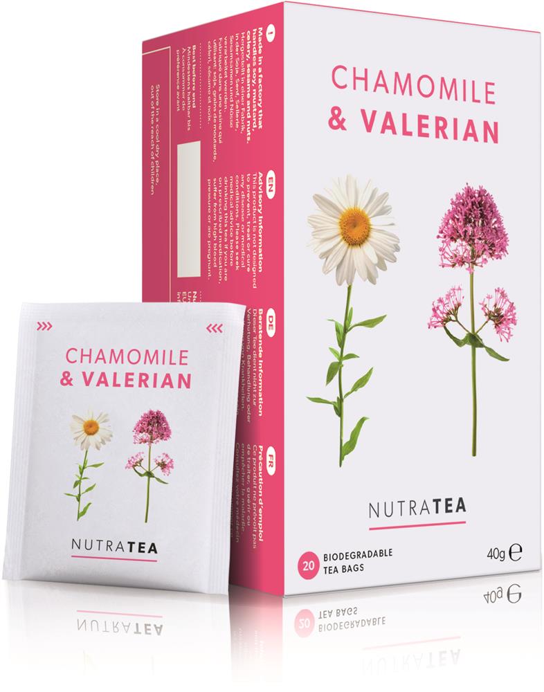 Nutratea_Chamomile & Valerian - 20 Tea Bags-pack of 2