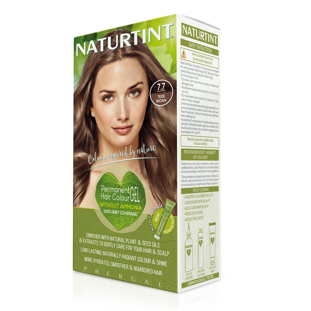 Naturtint_Permanent Hair Colourant Teide Brown 7.7 170ml