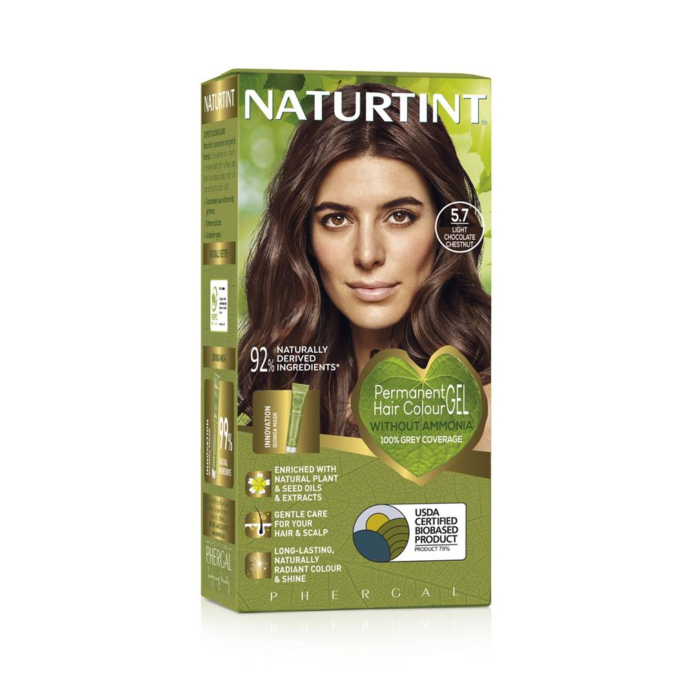 Naturtint_Permanent Hair Colourant 5.7 Light Chocolate Chestnut 170ml