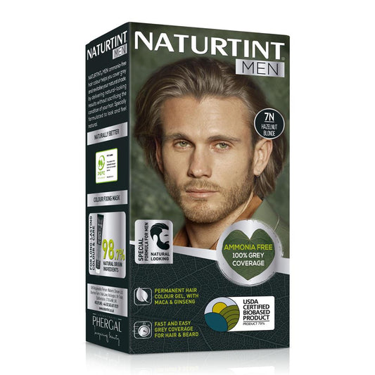 Naturtint_Naturtint Men Permanent Hair Colour Gel Hazelnut Blonde 7N 170ml