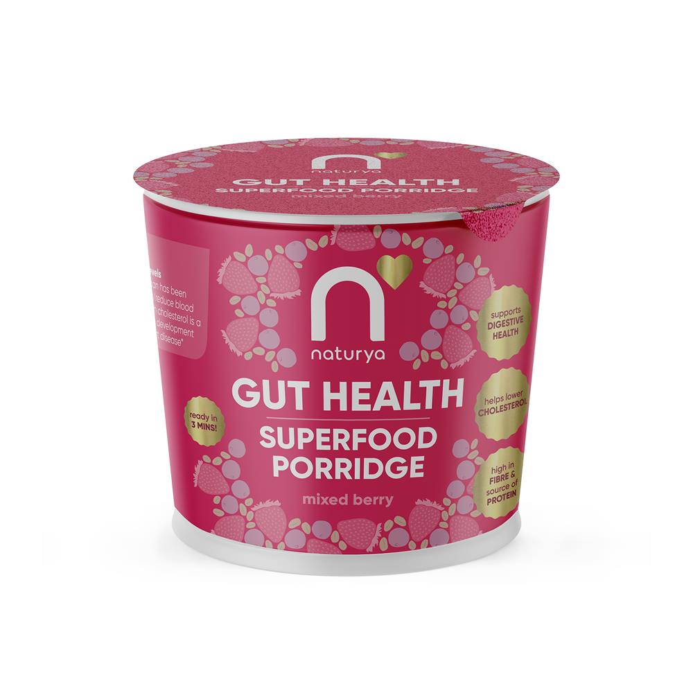 Naturya_Superfood Porridge Gut Health Mixed Berry 55g-pack of 4