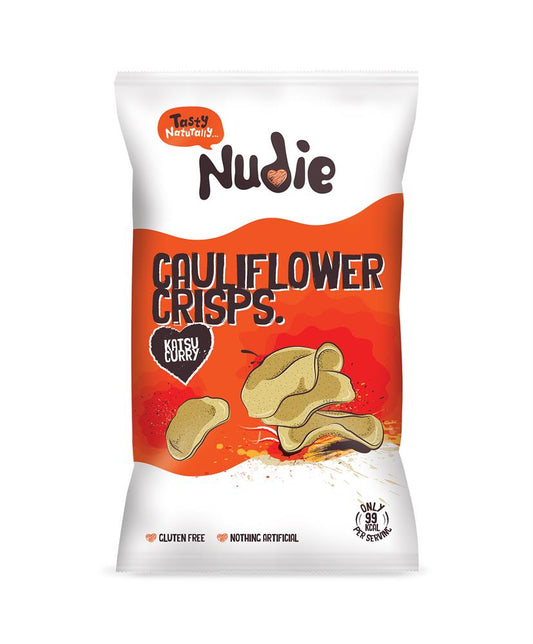 Nudie Snacks_Katsu Curry Cauliflower Crisps 80g-Pack of 12