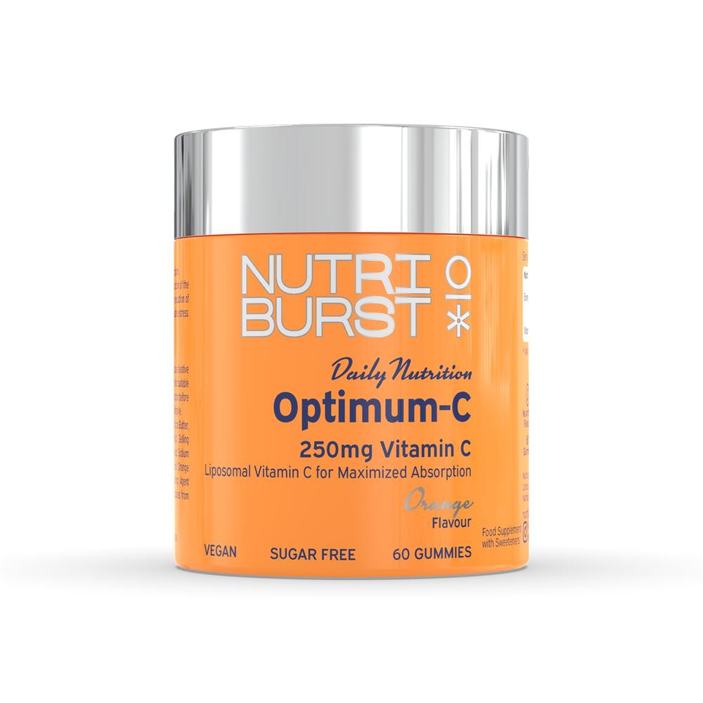 Nutriburst_250mg Liposomal Vitamin C Vegan Sugar-Free 60 Gummies