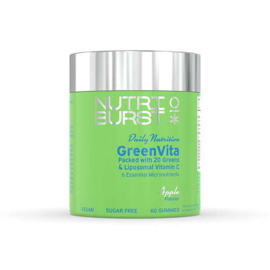 Nutriburst_GreenVita Vegan Sugar-Free 60 Gummies
