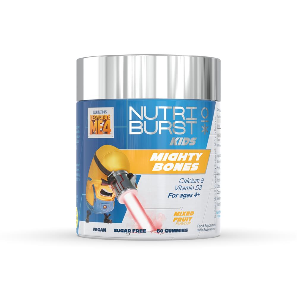 Nutriburst_Kids Mighty Bones - Calcium & Vitamin D3. 60 gummies