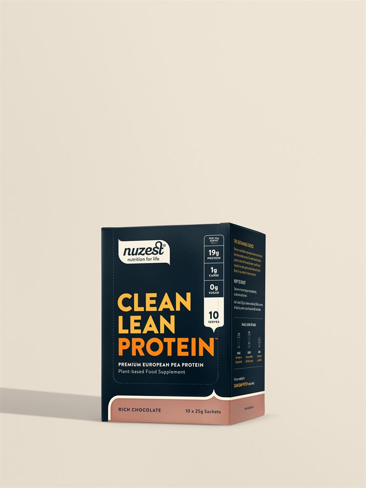 Nuzest_Clean Lean Protein 10x25g Sachets Box Rich Chocolate