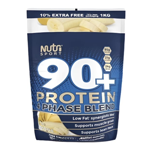 NutriSport 90+ Protein 4 Phase Blend 1Kg Chocolate