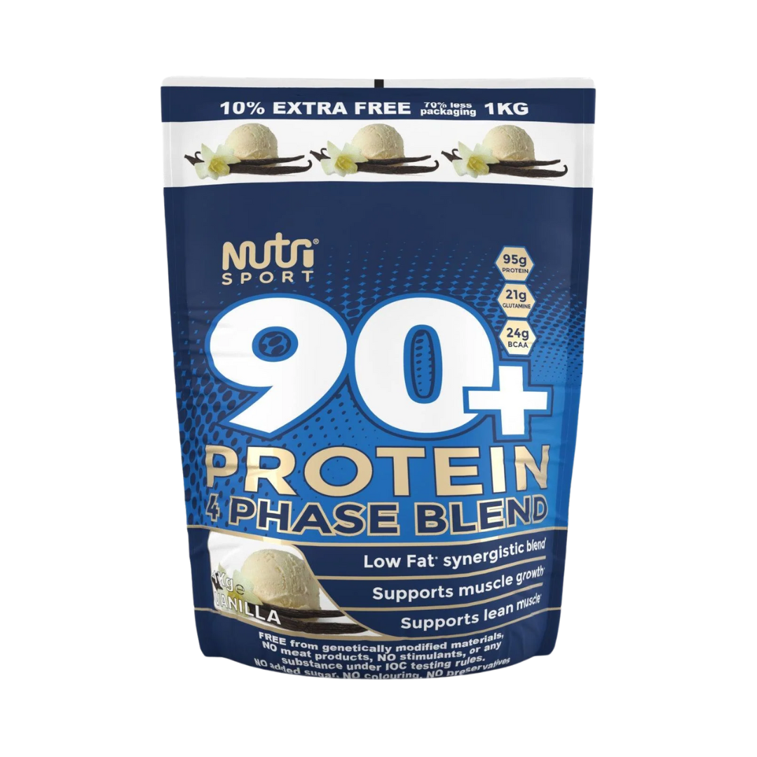 NutriSport 90+ Protein 4 Phase Blend 1Kg Chocolate