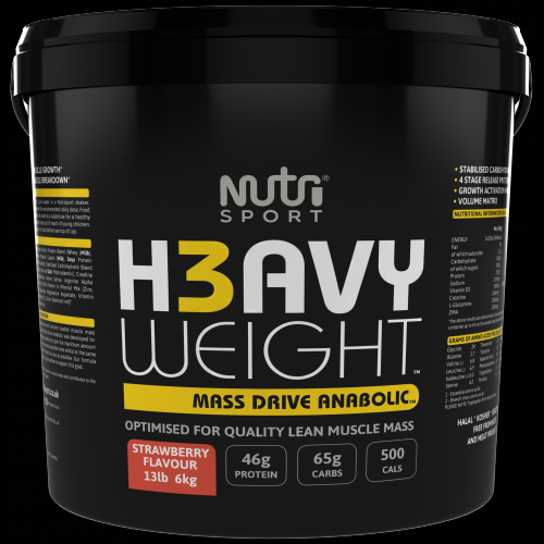 NutriSport H3avyweight Mass Drive Anabolic 3kg Banana