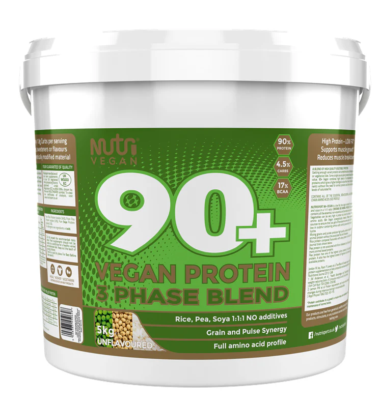 NutriVegan 90+ Protein Vegan 908g Unflavoured