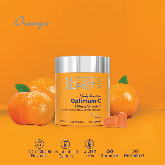 Nutriburst Optimum-C 60 Gummies Orange