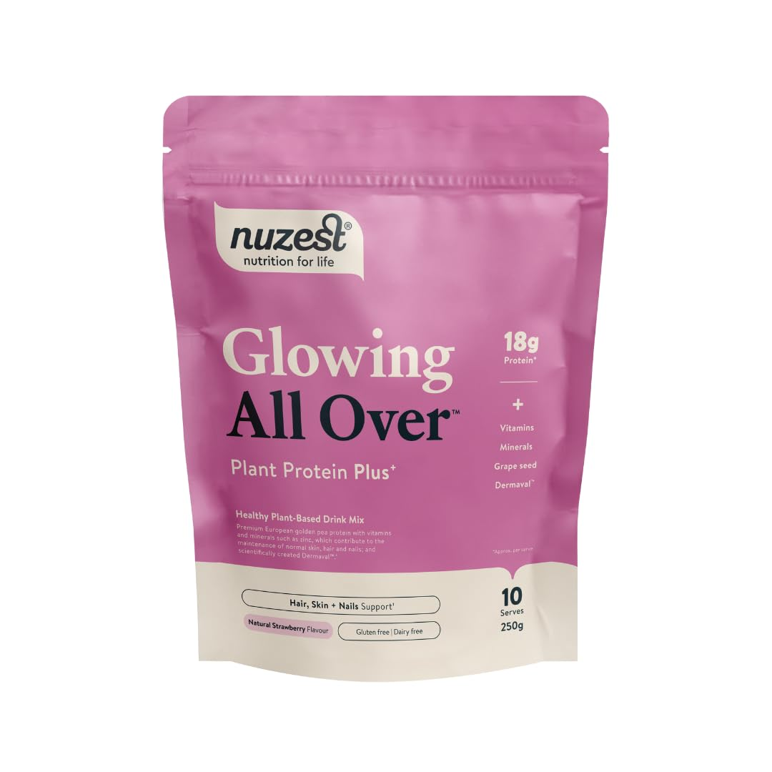 Nuzest Plant Protein Plus+ - Vibrant Insides  250g Natural Vanilla Flavour