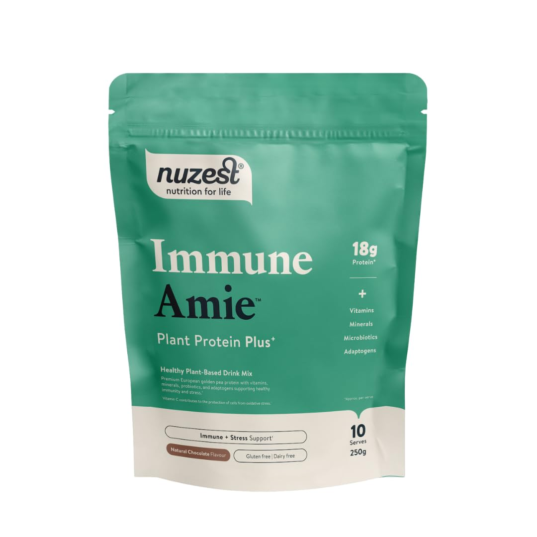 Nuzest Plant Protein Plus+ - Vibrant Insides  250g Natural Vanilla Flavour
