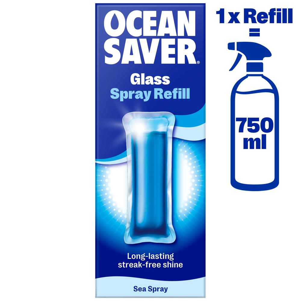 OceanSaver_EcoDrop Refill - Glass Cleaner 10ML-pack of 4