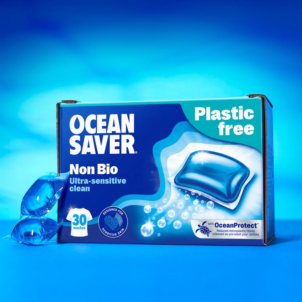 OceanSaver - Laundry EcoCaps Non-Bio (Fresh Linen) - 30 Washes