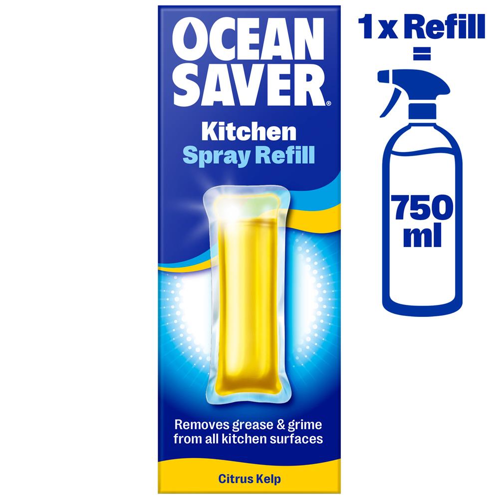 OceanSaver_EcoDrop Refill - Kitchen Degreaser - 10 ML-Pack of 4