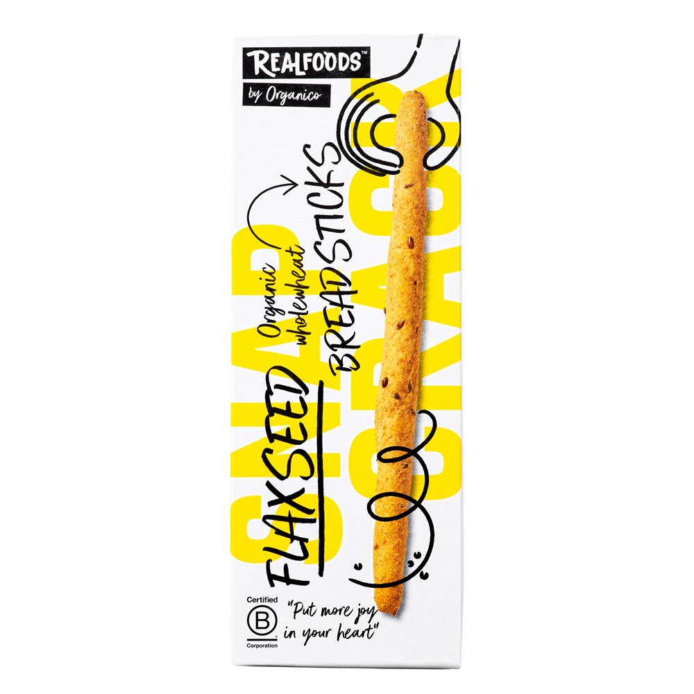 Organico_Organic Flaxseed Breadsticks 120g-pack of 2