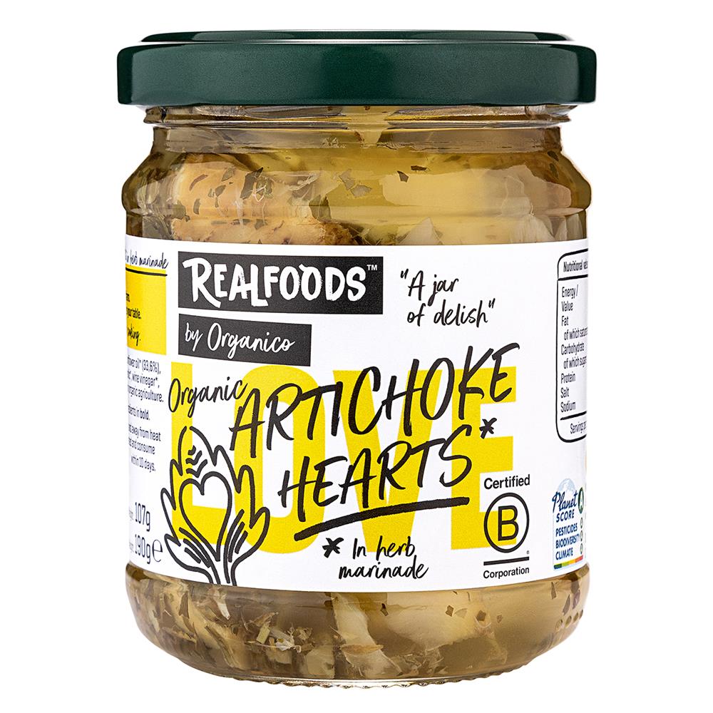 Organico_Artichoke Hearts in Herb Marinade 190g