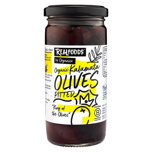 Organico_Organic Kalamata Olives Pitted in Brine 230g
