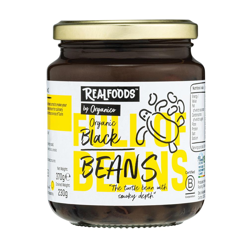 Realfoods by Organico_Organic Black Beans in Water 370g