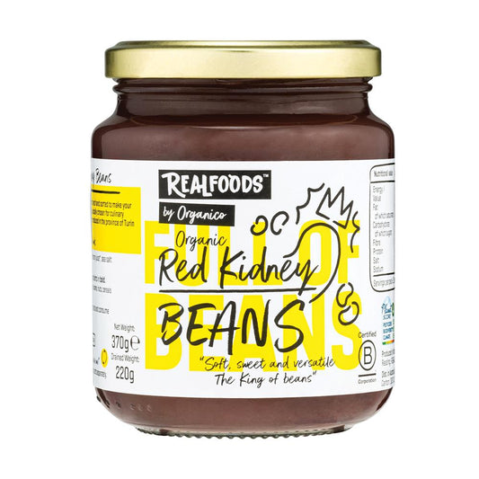 Realfoods by Organico_Organic Red Kidney Beans in Water 370G