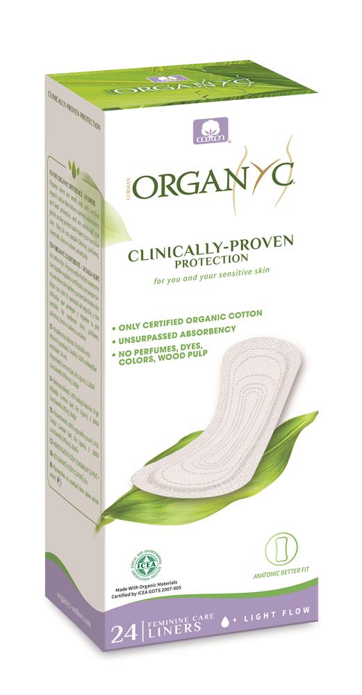 Organyc_Pantyliner Light Flow - Flat - 24 Liners-Pack of 2