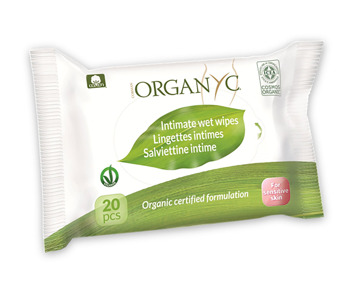 Organyc_Intimate Wet Wipes - 20 Wipes