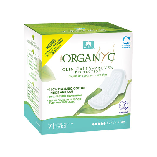 Organyc_Overnight Pads (with wings)