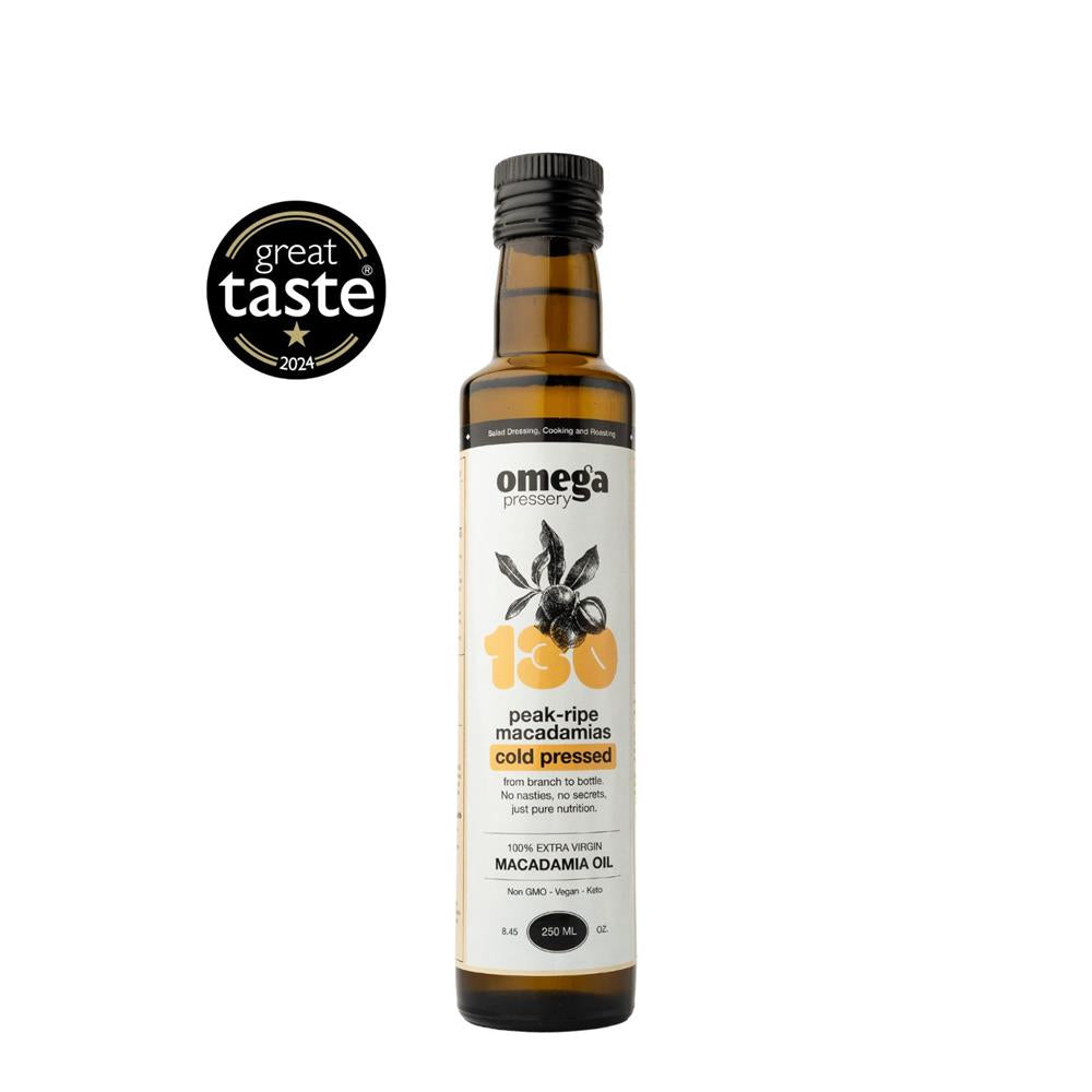 Omega Pressery_Extra Virgin Macadamia Oil 250ml - 1-star Great Taste Winner