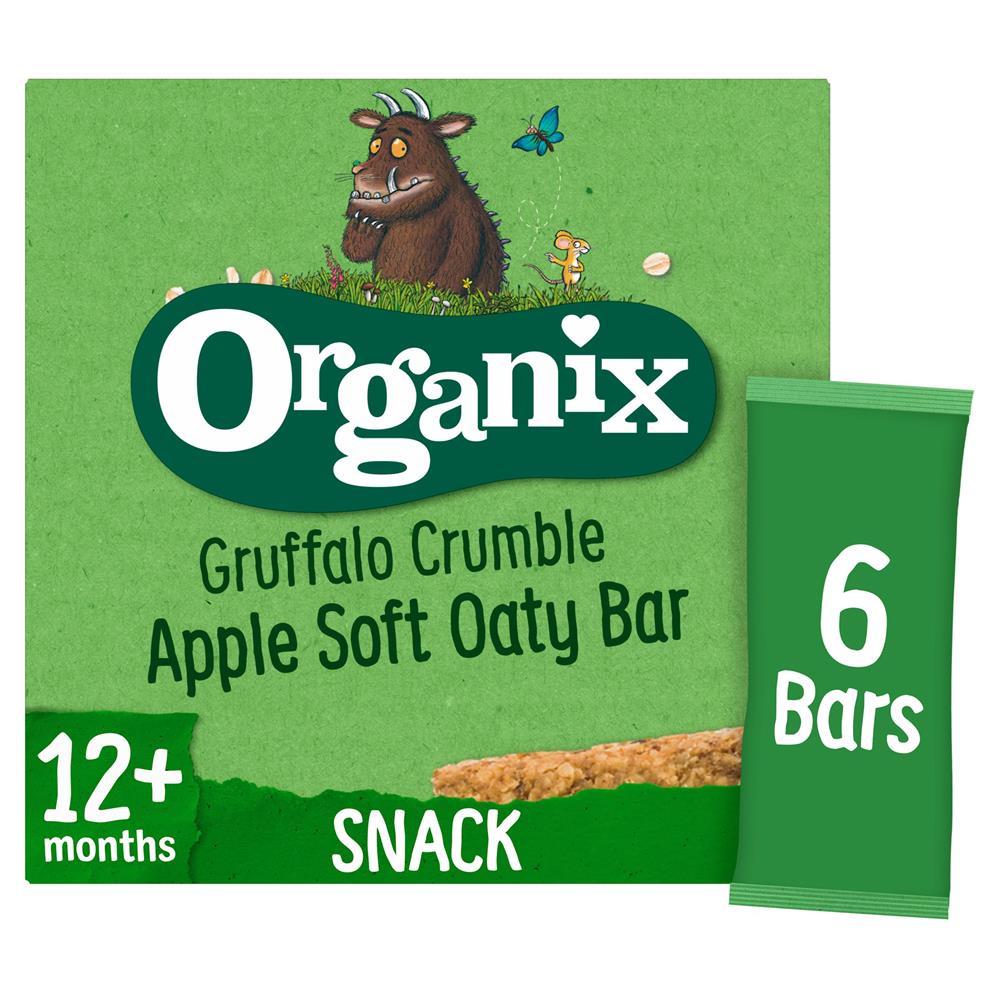 Organix Gruffalo Crumble Oaty Bars (6 x 23g)