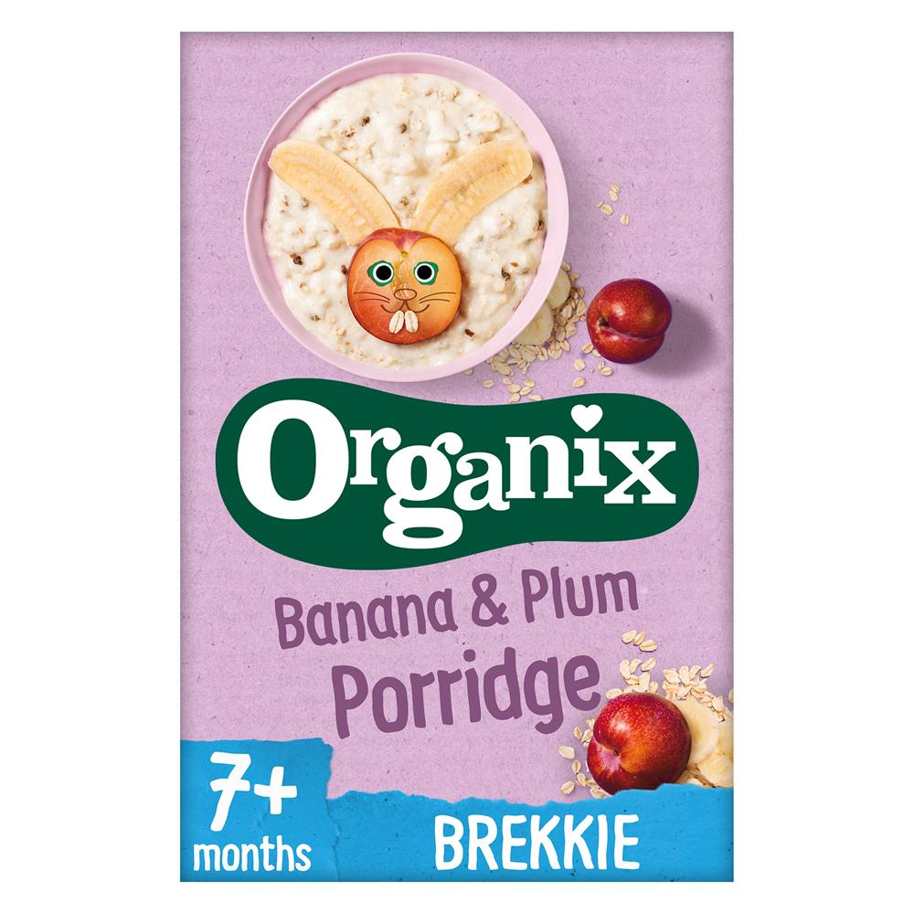 Organix_Banana & Plum Organic Baby Porridge 200g