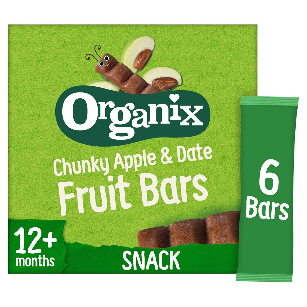 Organix_Apple & Date Organic Fruit Snack Bar Multipack 6x17g