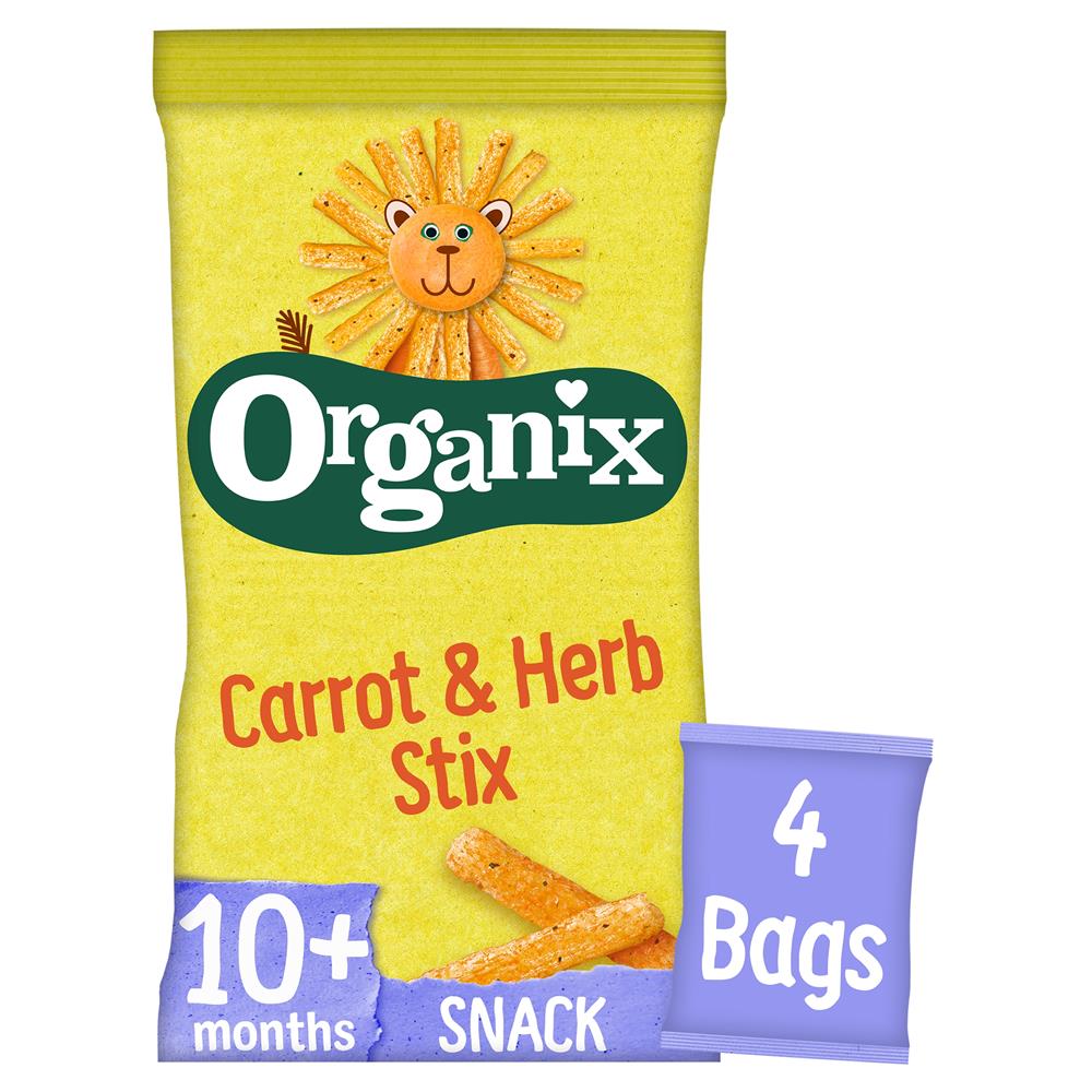 Organix_Carrot Stix Multipack 4 x 15g