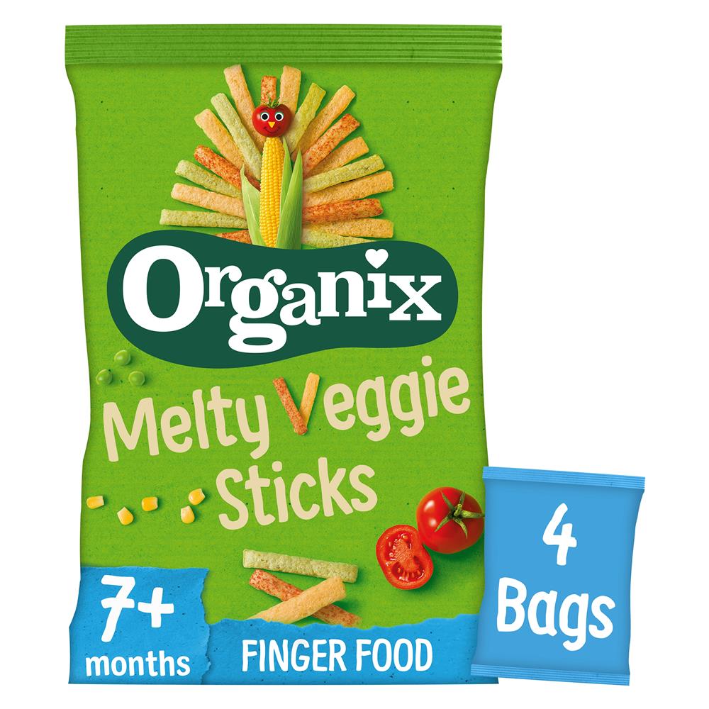 Organix_Veggie Sticks Multipack 4 x 15g