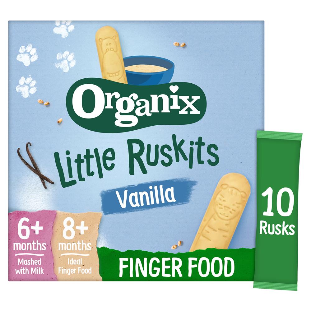 Organix_Little Ruskits - Vanilla 10 x 6g