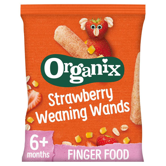 Organix_Strawberry Weaning Wands 25g-Pack of 5
