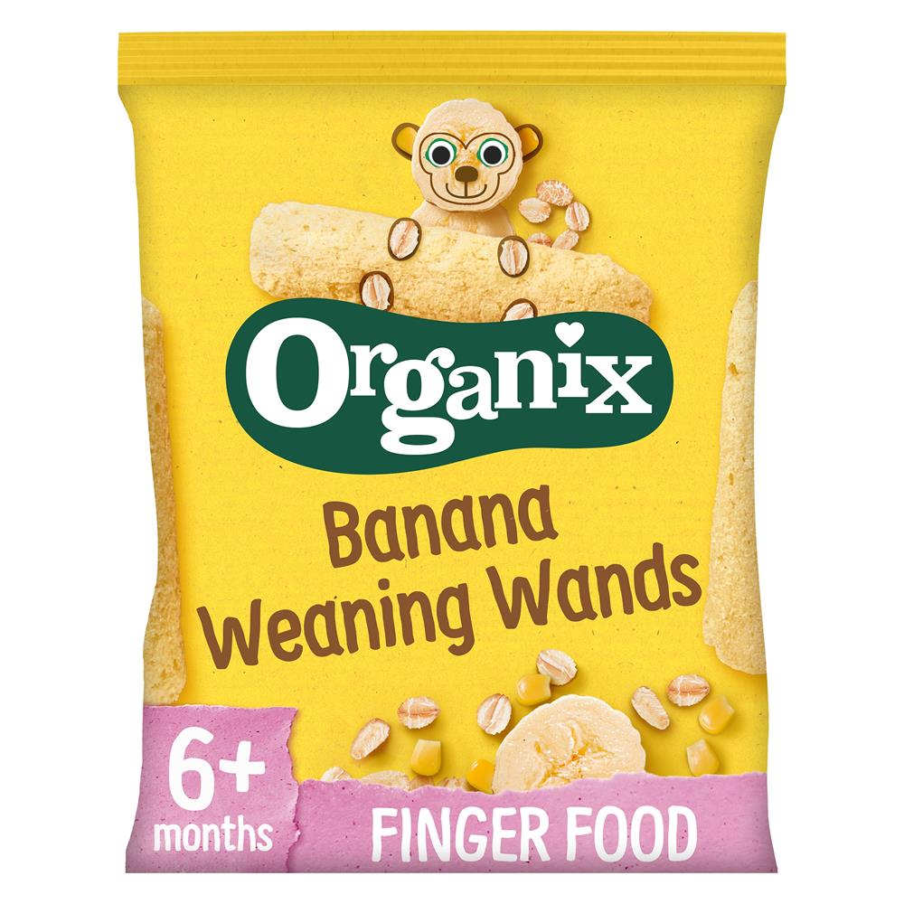 Organix_Banana Weaning Wands 25g-Pack of 5