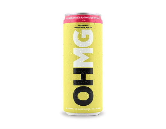 OHMG_Pineapple & Grapefruit + Vitamin D Magnesium Water 330 ml-Pack of 4