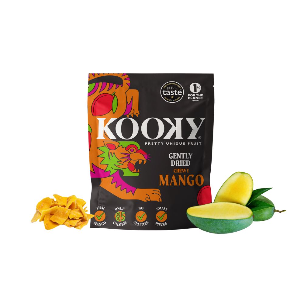 Gently Dried Mango - Chewy 25g-pack of 12