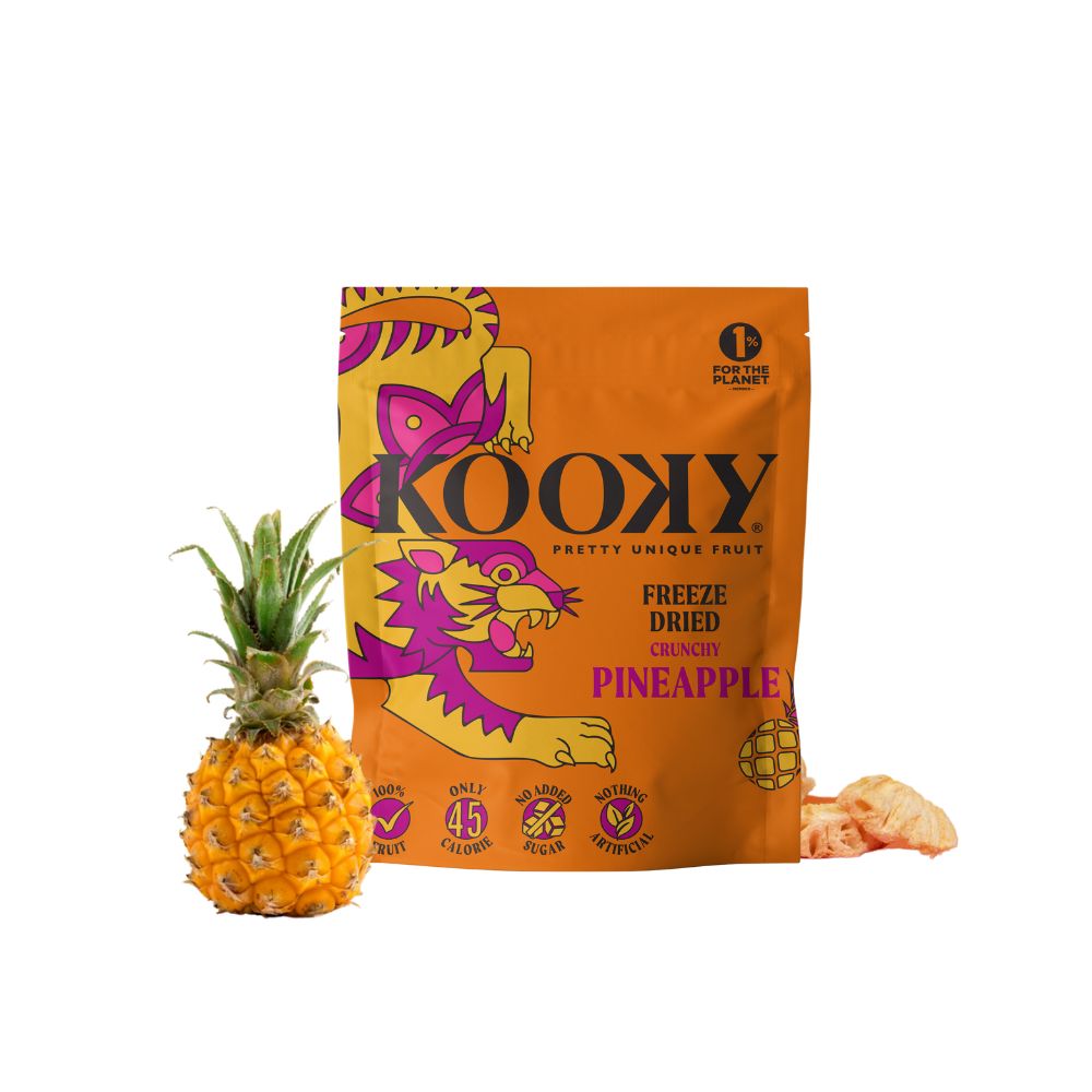 Kooky_Freeze Dried Pineapple - Crispy 12g-pack of 12