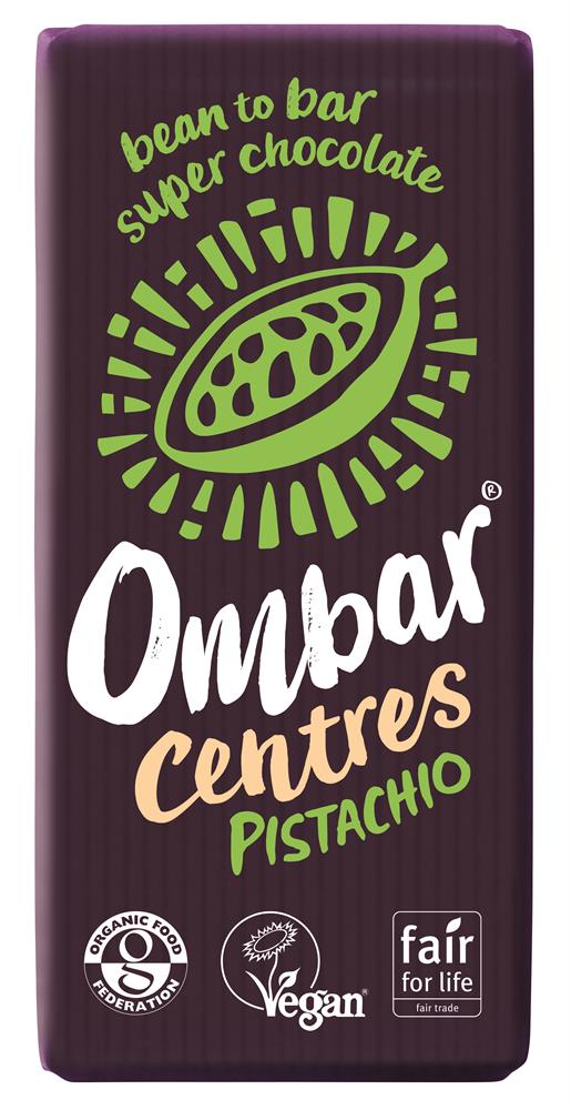 Ombar_Pistachio Centres 70g organic and vegan-Pack of 10