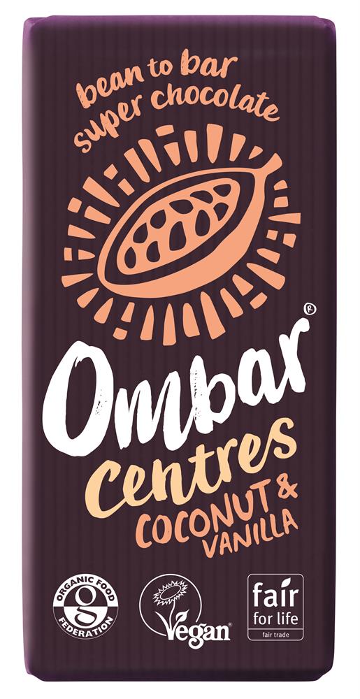 Ombar_Coconut & Vanilla Centres 70g-Pack of 10