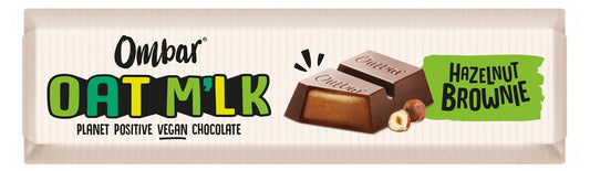 Ombar_Oat M'lk Hazelnut Brownie Filled Bar 42g-pack of 15