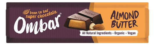 Ombar_Almond Butter Filled Chocolate Bar 42g-pack of 15