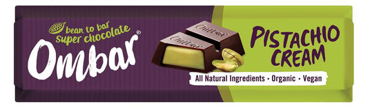 Ombar_Pistachio Cream Chocolate Bar 42g-pack of 15