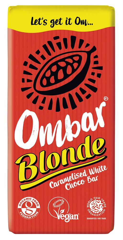 Ombar_Blonde Caramelised White Choco Bar 70g