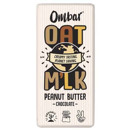 Ombar_Oat M'lk Peanut Butter Chocolate Bar 70g