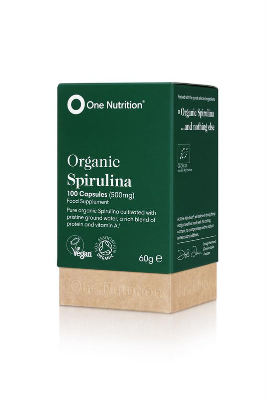 One Nutrition_Spirulina 100 vegecaps 500mg 100 vegicaps