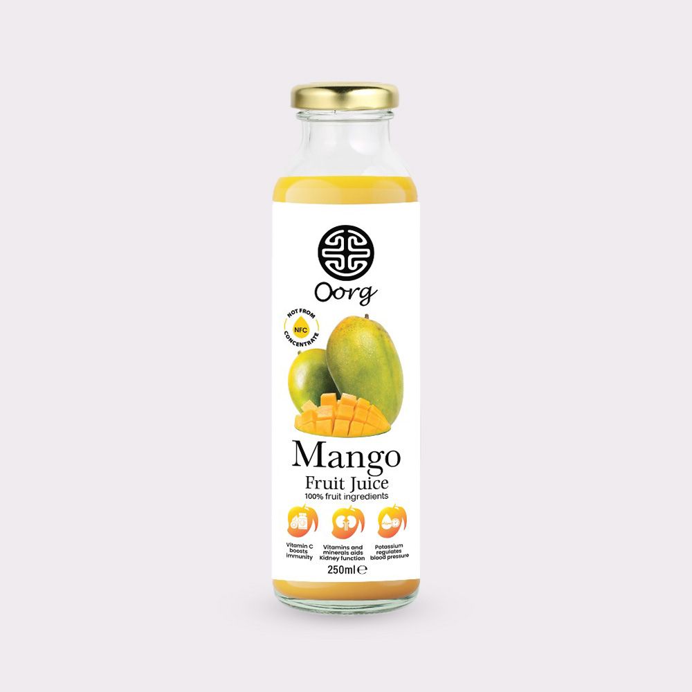 OORG_! Natural Mango Juice 250ml-pack of 3