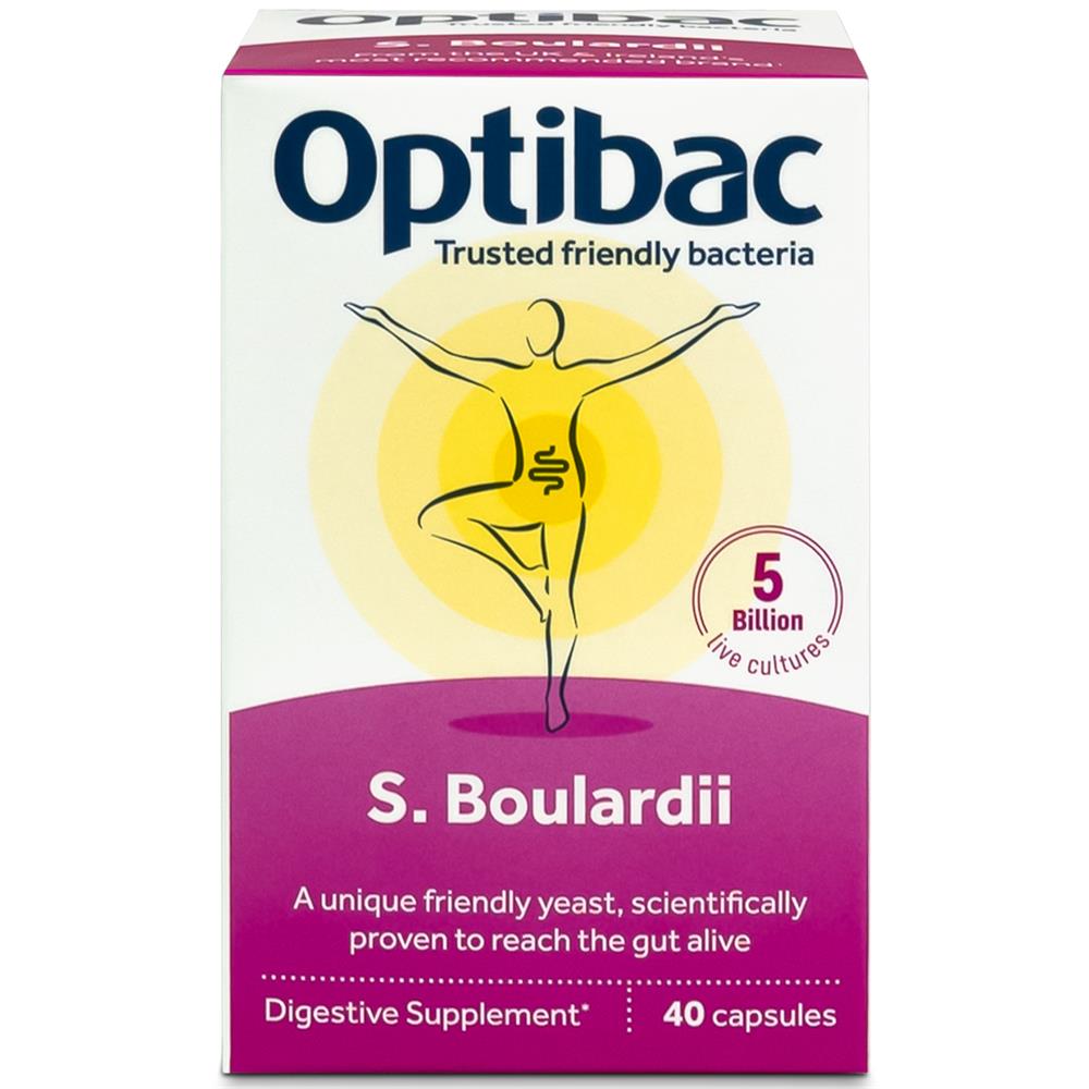 Optibac Probiotics_Saccharomyces Boulardii 40 capsules